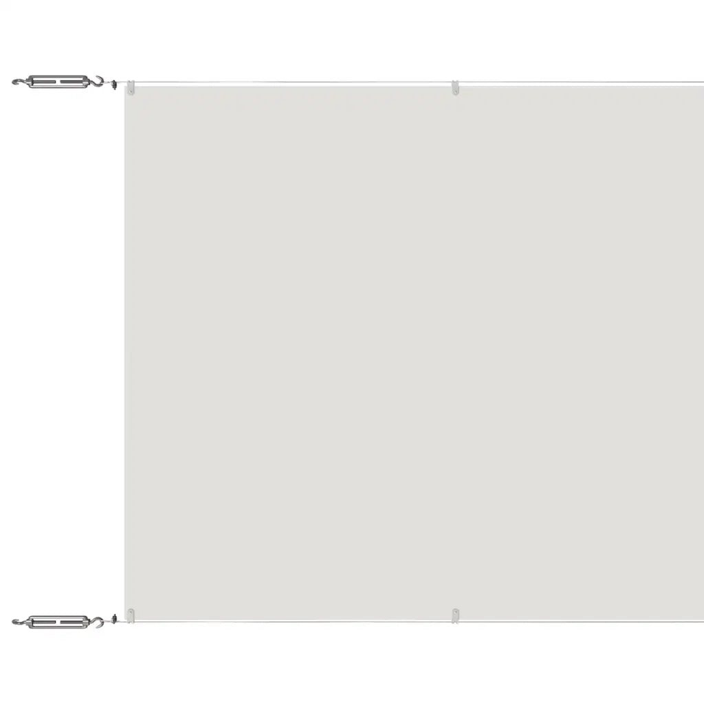 Paravento Verticale Bianco 140x600 cm Tessuto Oxford CFW5290195