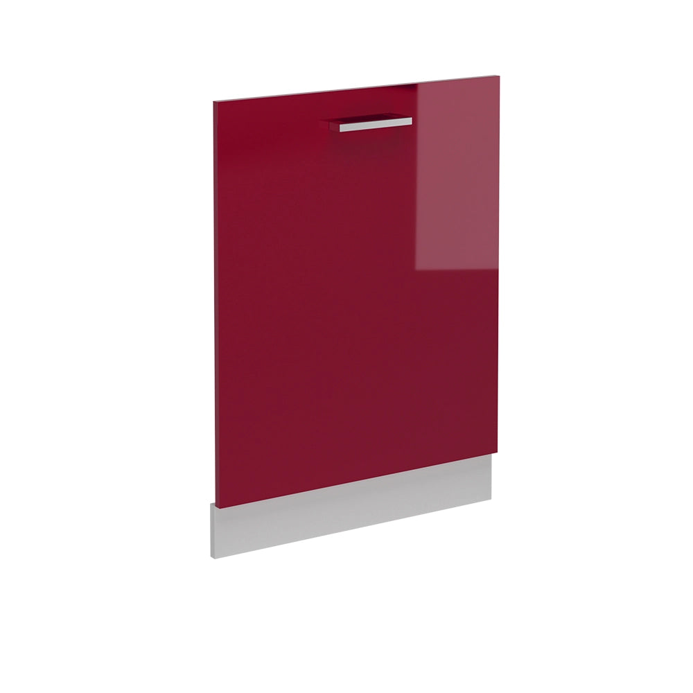 Pannello frontale R-Line Rosso lucido/Bianco 60 cm senza piano di lavoro Vicco