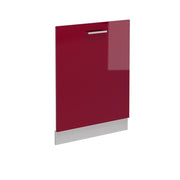 Pannello frontale R-Line Rosso lucido/Bianco 60 cm senza piano di lavoro Vicco