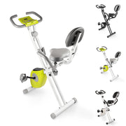 Cyclette pieghevole , resistenza magnetica a 8 livelli, sedile regolabile, con volano magnetico da 2,5 kg, silenziosa e liscia