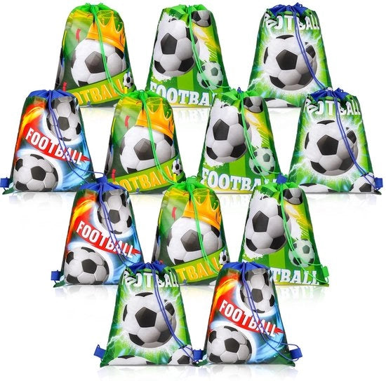 Accessori per festa di calcio - Corda per festa - Decorazioni per esterno - Attività all'aperto - Impermeabile - Materiale morbido - 33.8x26.9 cm - Sacchetto per snack