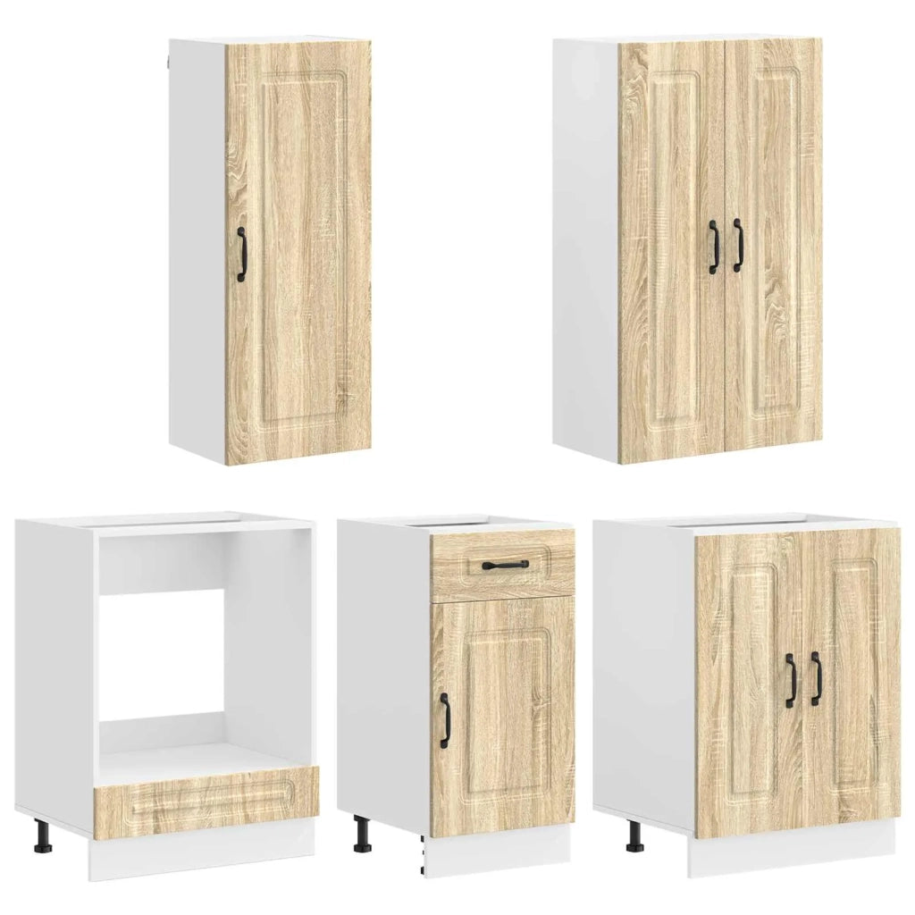 Unità Cucina KALMAR 5 pcs Rovere Sonoma Legno ingegnerizzato 3438247