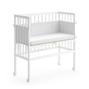Vitalispa Lettino da attaccare al letto Bianco 94 x 90 cm 1 binario laterale