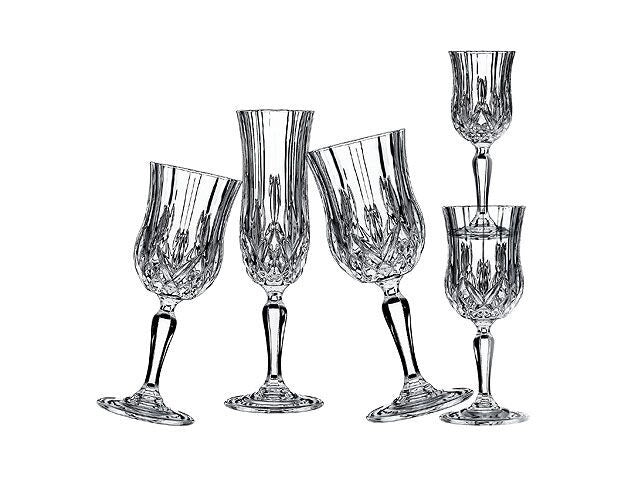 Set 6 Calici Flute Prosecco Champagne in Vetro Rcr opera cristalleria