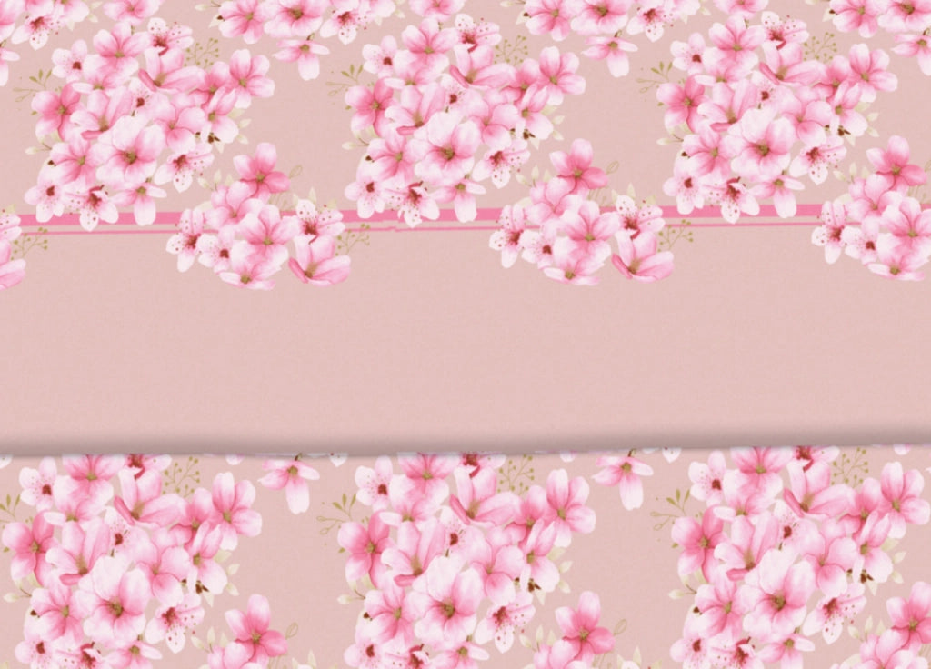 Completo Lenzuola Stiro Facile 100% Cotone Made Italy Effetto Seta Fiorellino - Matrimoniale - Rosa