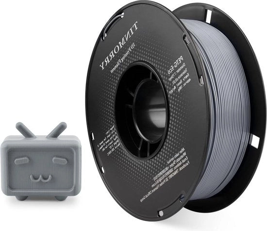 Filamento PETG-Eco migliorato per Stampante 3D FDM - Grigio - 1 kg