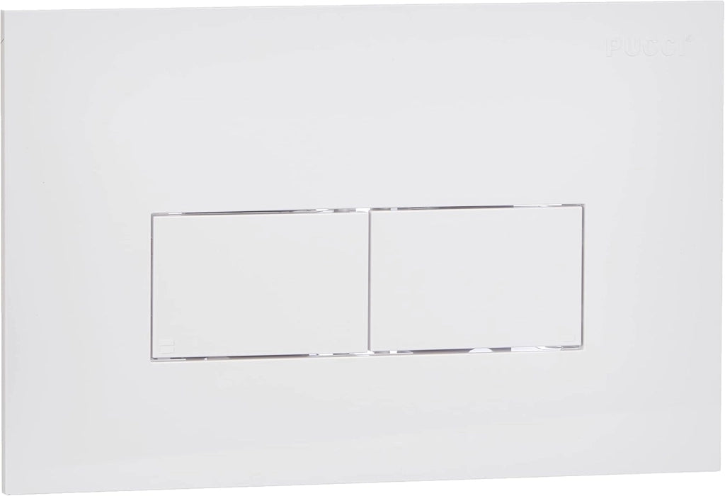 PLACCA DI COMANDO ECO LINEA DOPPIO TASTO  BIANCA     PUCCI