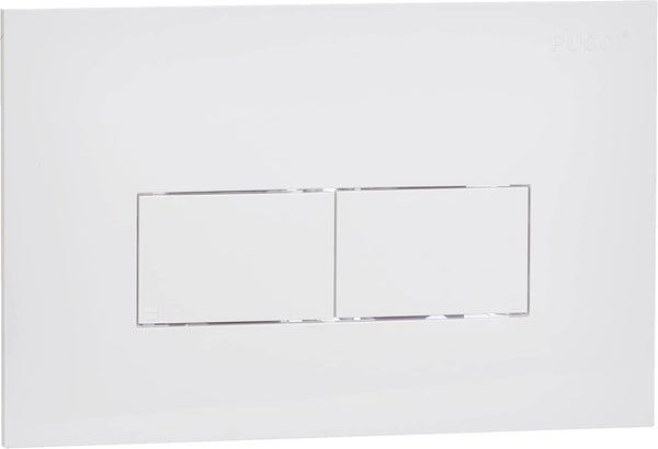 PLACCA DI COMANDO ECO LINEA DOPPIO TASTO  BIANCA     PUCCI