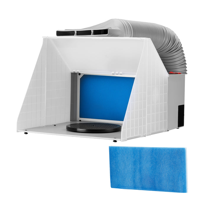 Cabina di aspirazione per verniciatura ad aerografo 4m³/min Aspiratore filtro e tubo aria di scarico