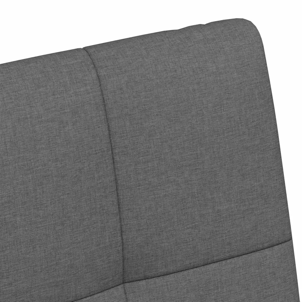 Sedie da Pranzo con Ruote 2 pcs Grigio scuro 58 x 65 x 94 cm 42017830