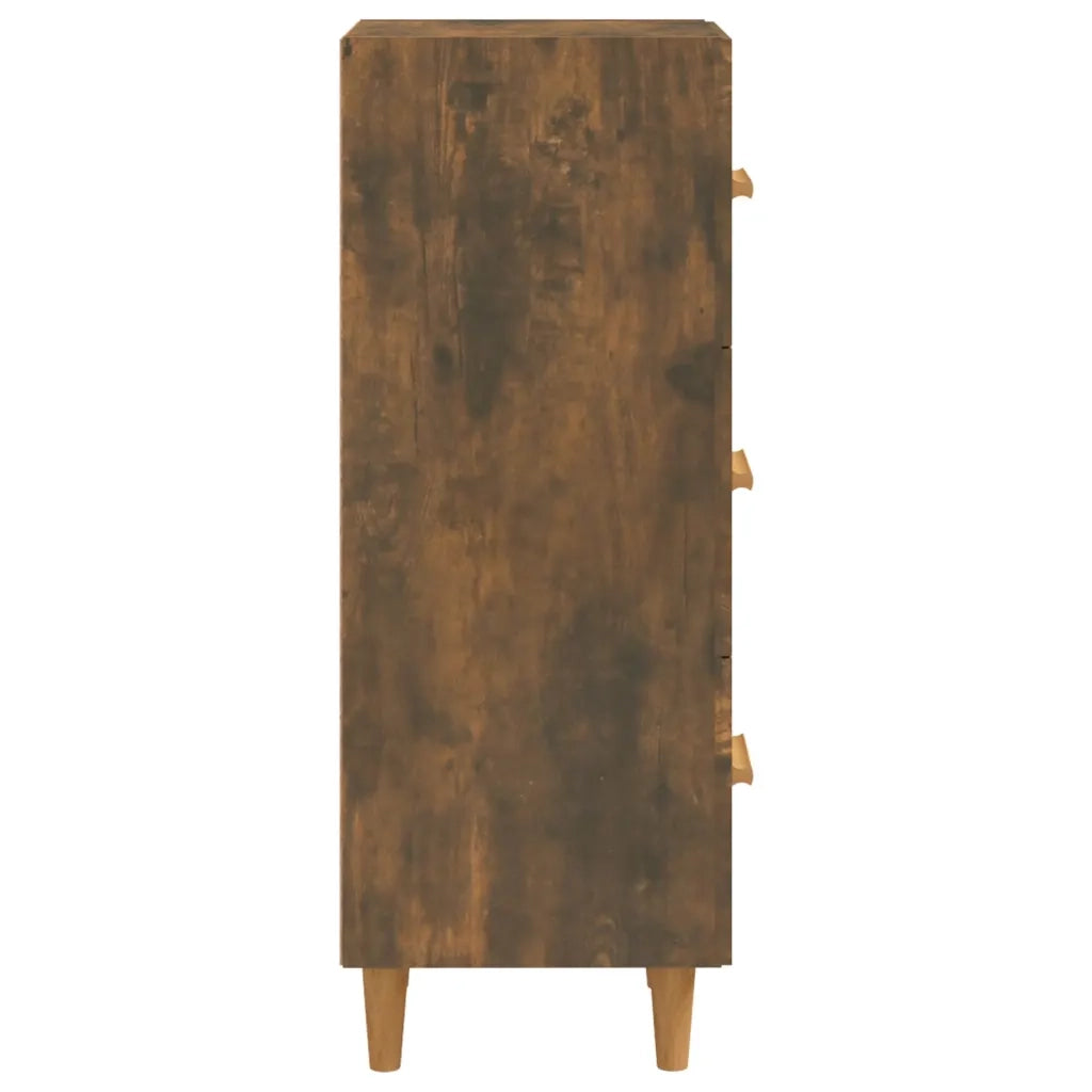Credenza-Buffet-Armadio da cucina Rovere Fumo 34,5x34x90 cm in Legno Multistrato 434749