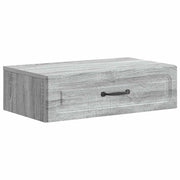 Tavolino da Parete Laterale Grigio Sonoma 59 x 34,5 x 17 cm 899341