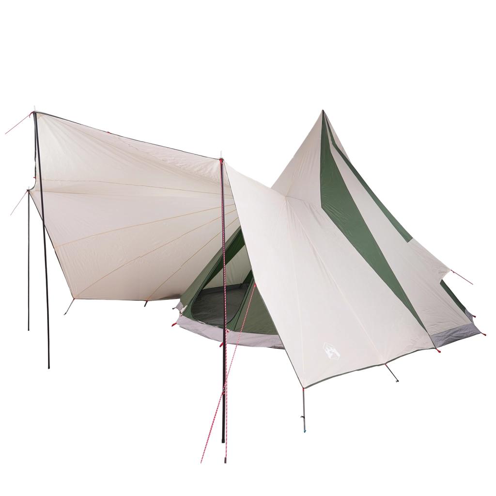 Tenda tipica per famiglie Verde 12 persone impermeabile