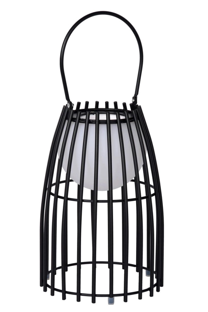 Lucide Fjara lampada da tavolo LED ricaricabile nera