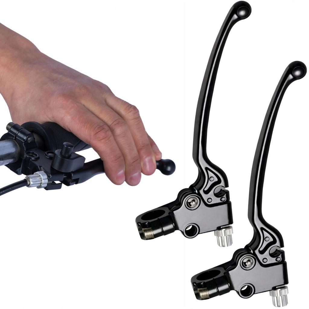 Klampe Freno Duale Zenthril – Set Leve Manubrio per Verniciatrici | Metallo Nero, Ergonomico, Montaggio Rapido