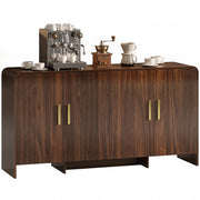 Credenza TV con 4 ante ¨C zephmum ¨C noce, 152 cm