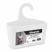 Cestino Portaoggetti Doccia DH Gancio Duroplast Bianco 26x9x26,5 cm
