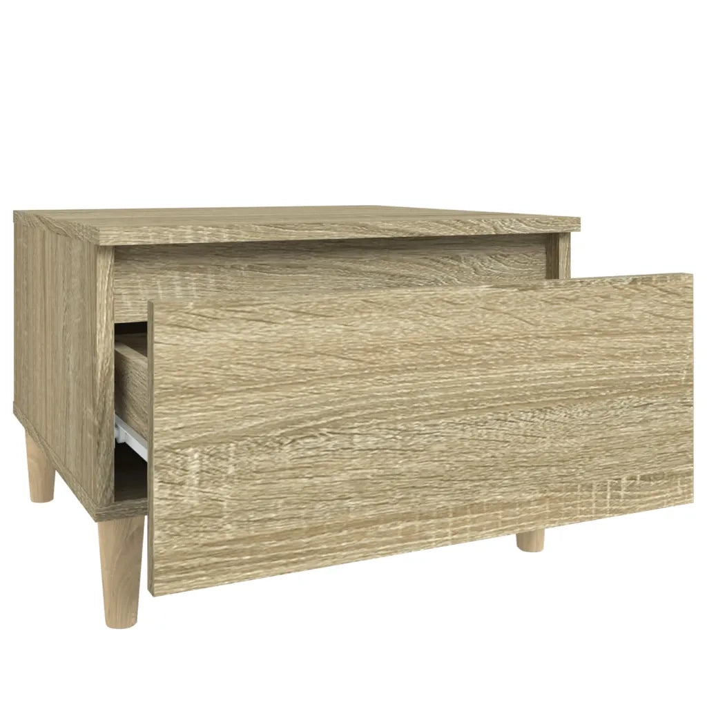 Tavolini 2pz Rovere Sonoma 50x46x35 cm in Legno Multistrato 819507