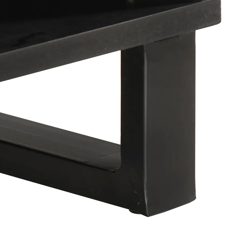 vidaXL Tavolino da Salotto 80x51x40 cm in Legno Massello di Acacia
