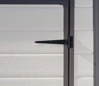 Casetta da Giardino Porta Attrezzi 183,5x111x200,5 cmin Resina Effetto Legno Keter Manor Pent 6x4 Beige