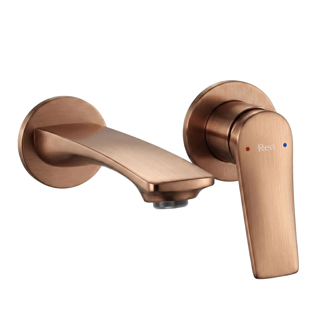 Miscelatore Lavabo Da Incasso Rea Vision Brush Copper + Box