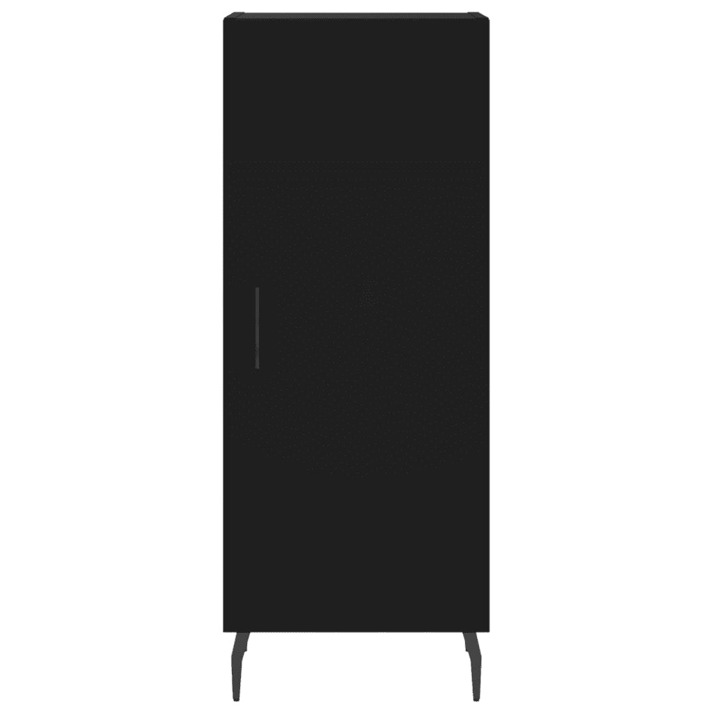 Credenza Nero 34,5x34x90 cm in Legno Multistrato 828557