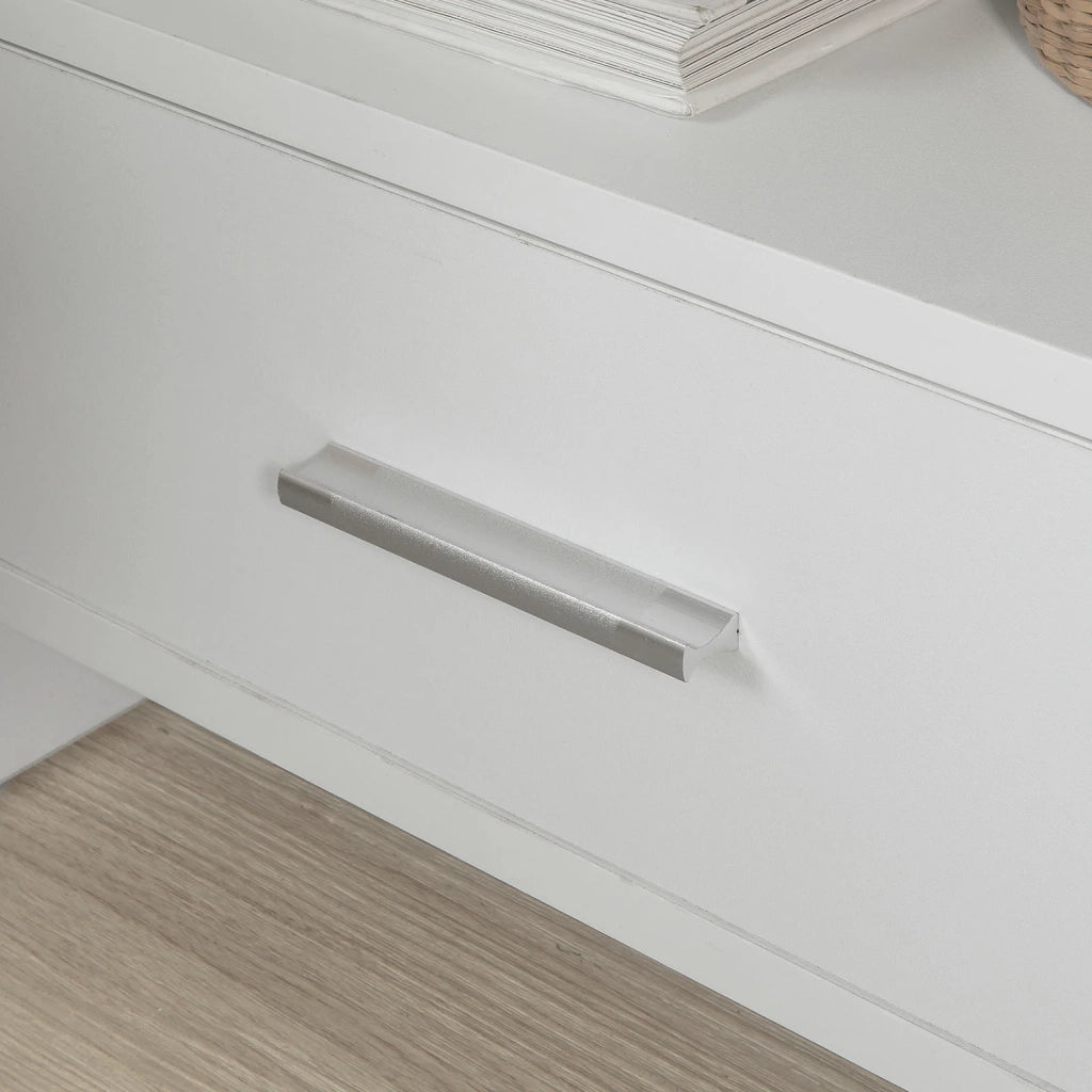 Comodino Comodino da letto con cassetto Bianco FBT66-W