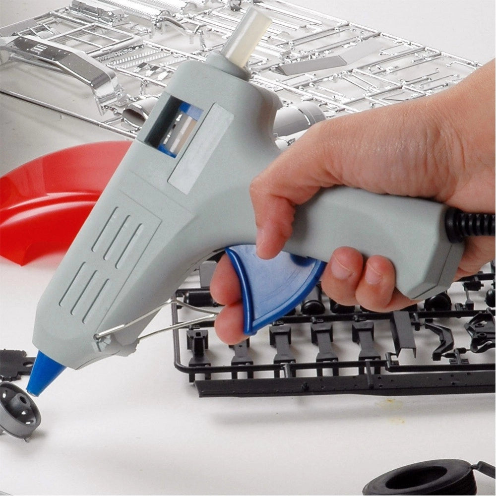 Trade Shop - Pistola Colla A Caldo Elettrica 40w + 2 Stick Colla Omaggio Bricolage Fai Da Te -