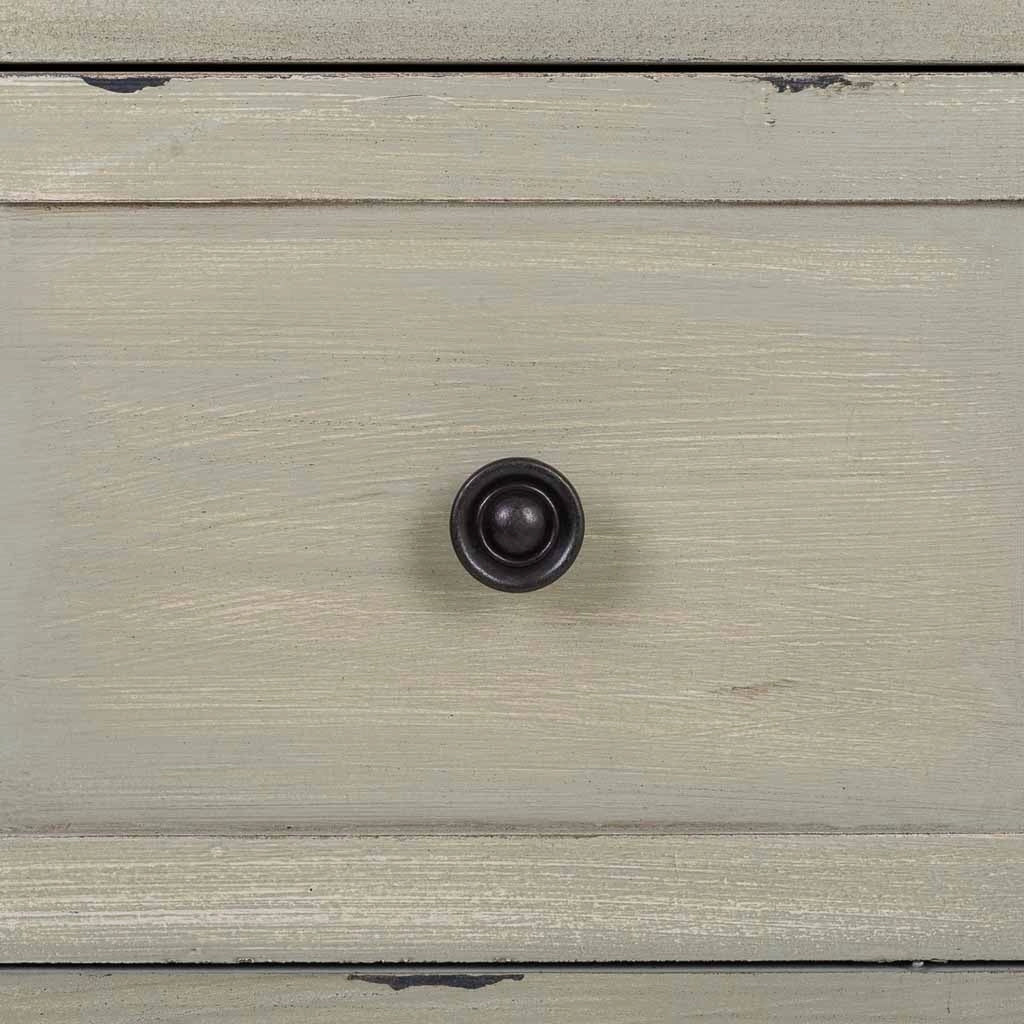 Mobile da ingresso in legno verde 108x36x82h