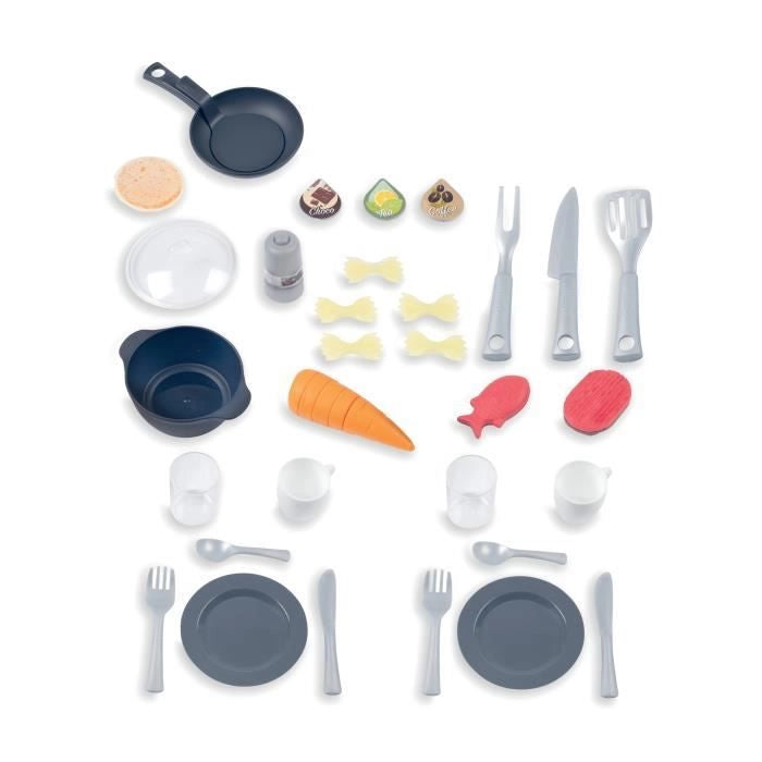 Cucina scalabile Smoby Tefal - Per bambini dai 3 anni - Con zoccoli rimovibili - 31 accessori inclusi