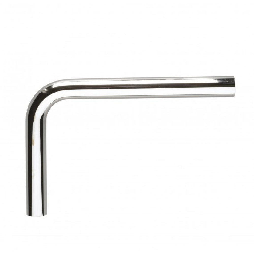 Tubo scarico cromato con curva 90 gradi diametro 30