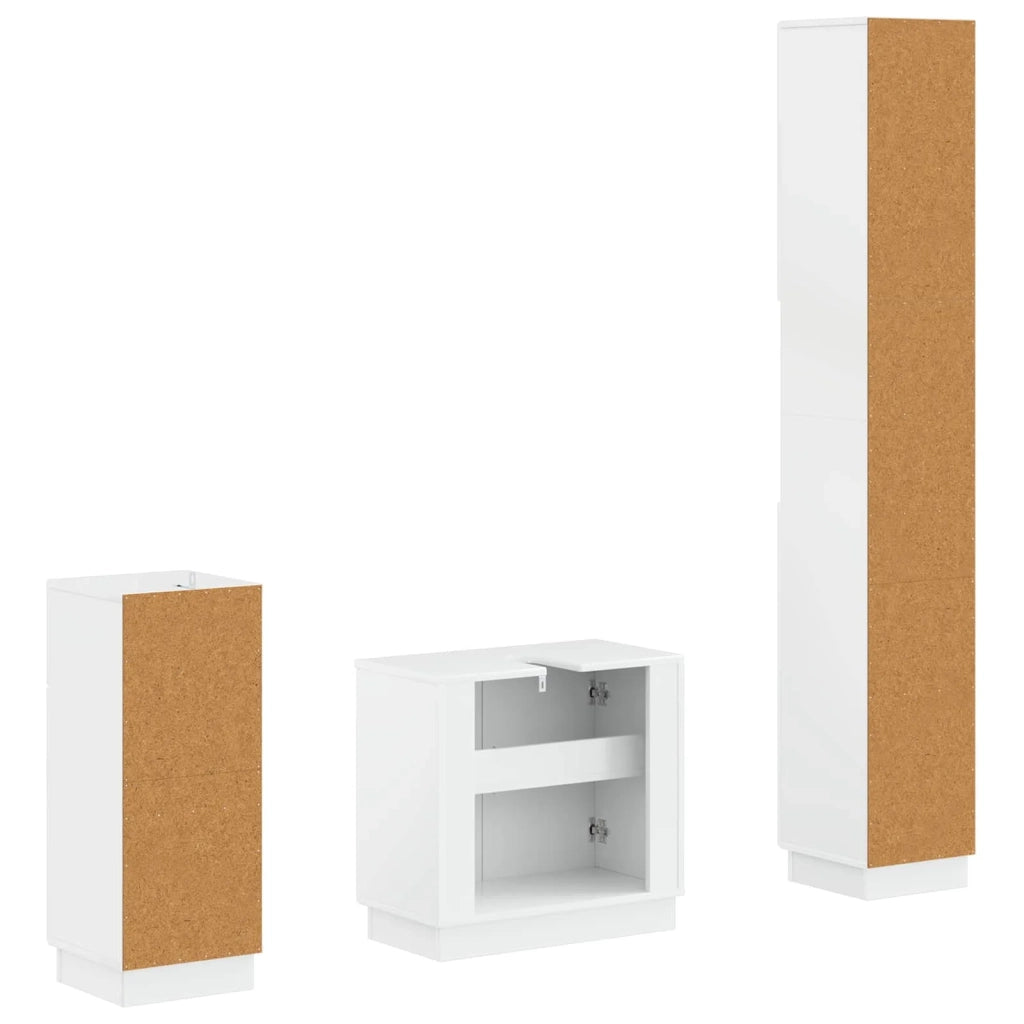 Set di armadietti da bagno in 3 pezzi HOORN 3417877
