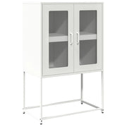 Credenza | Madia | Buffet da pranzo | Armadio da pranzo Bianca 68x39x107 cm in Acciaio