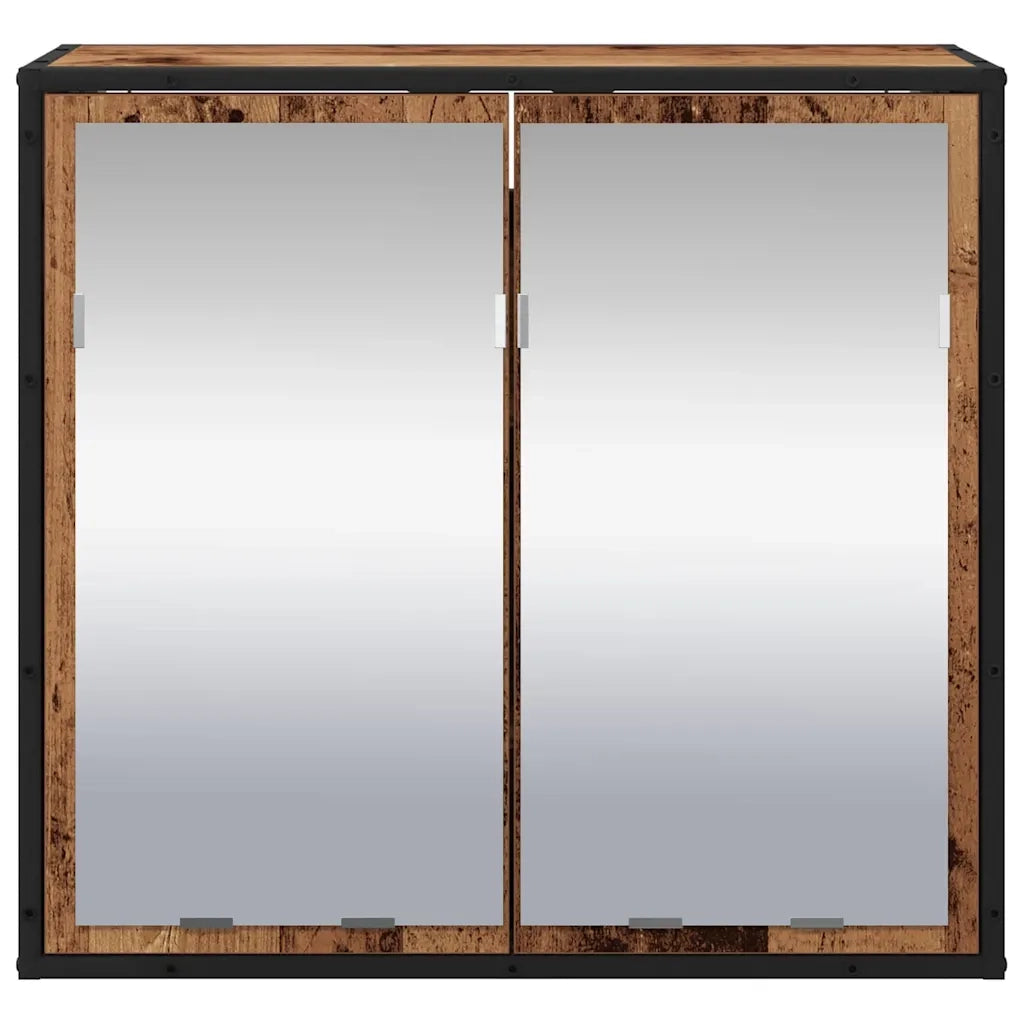 Scaffale da parete con porta Legno vecchio 65 x 20 x 60 cm CFW9758713
