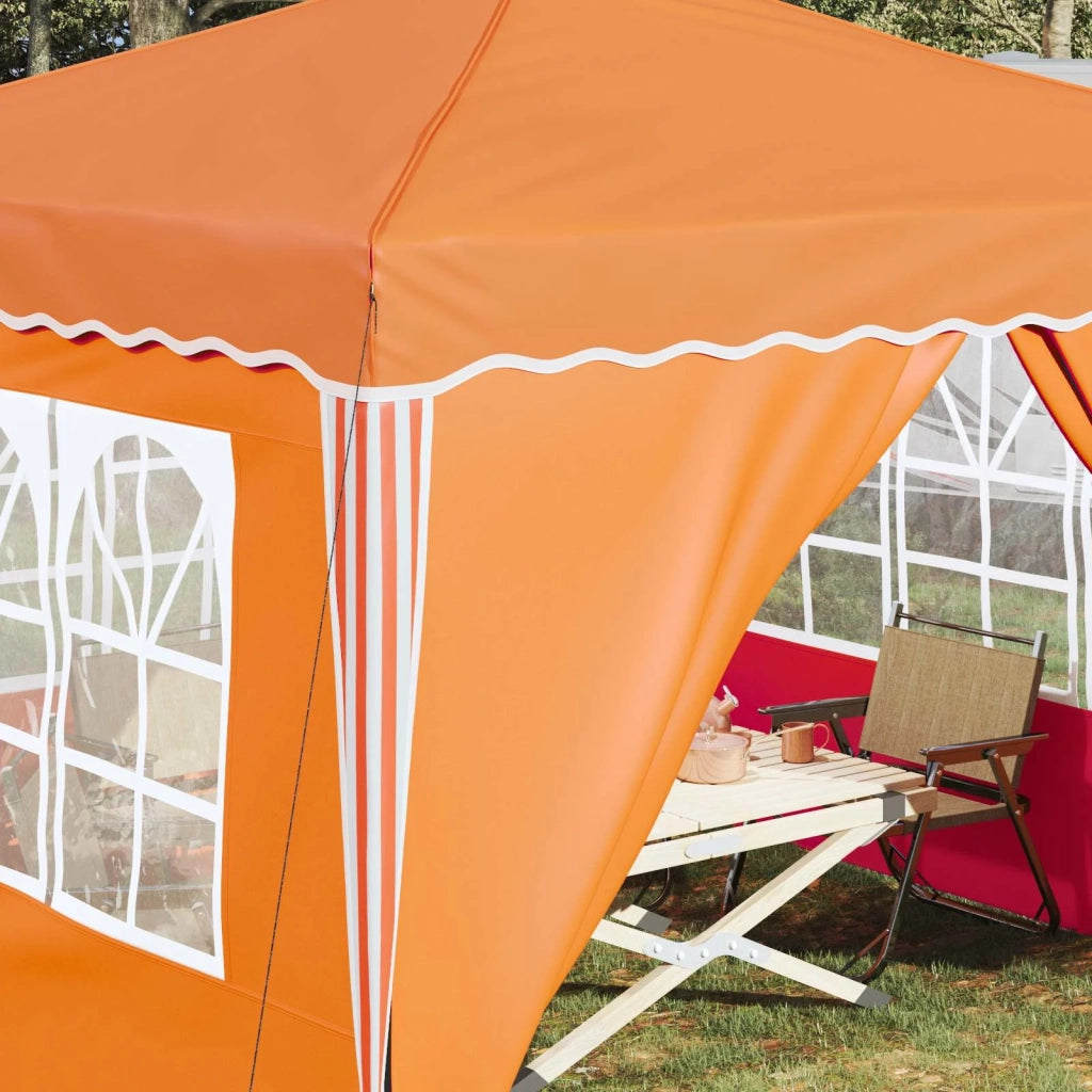 Tenda per feste a pop-up-Gazebo Arancione 288 x 288 x 245 cm 891746