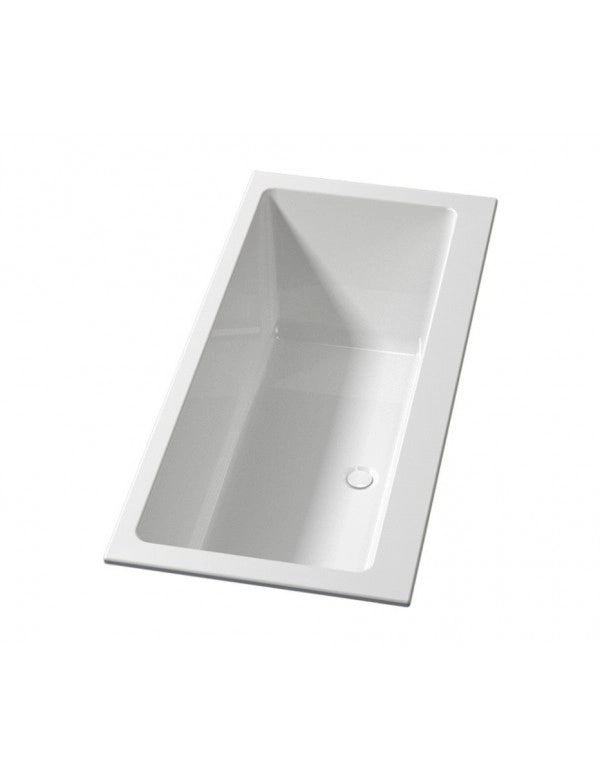 RIHO RETHINK CUBIC WALL vasca da bagno in acrilico 180x80 cm