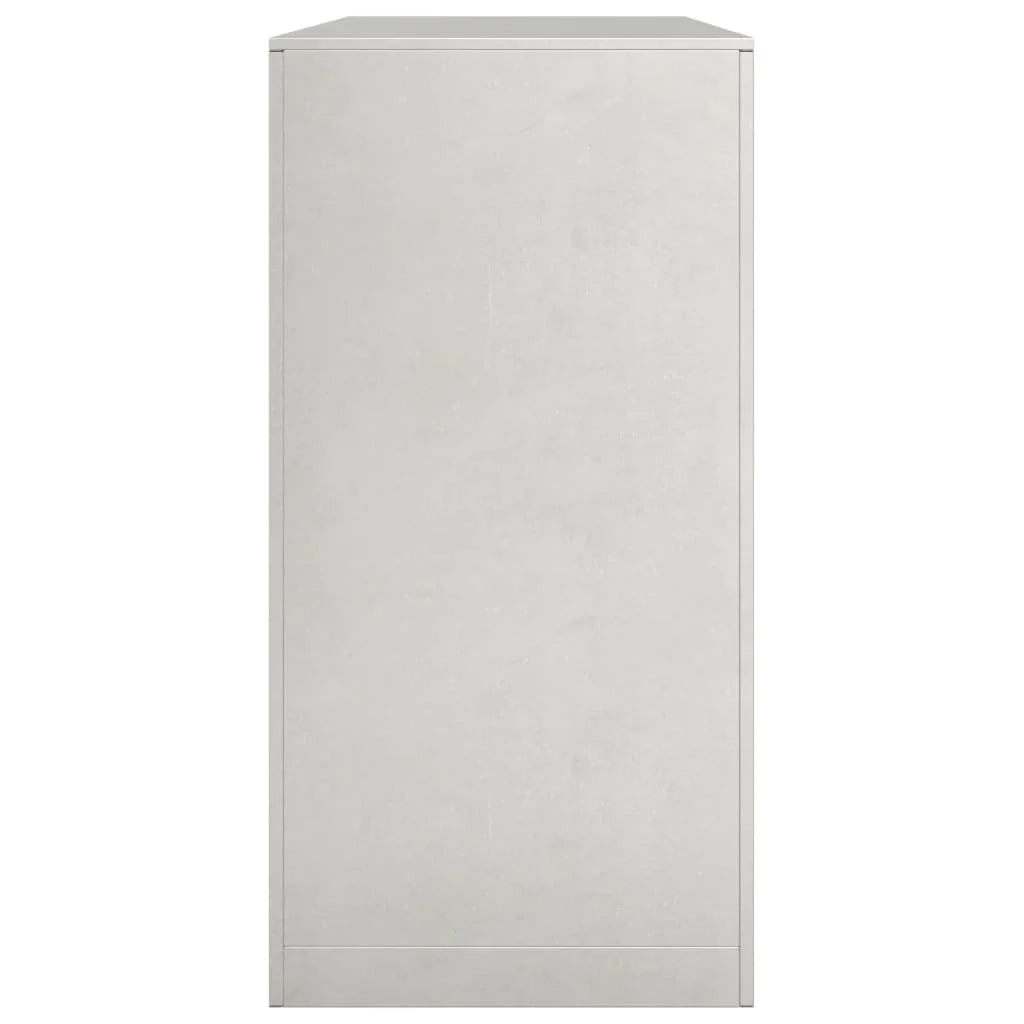 Portalegna 100 x 40 x 80 cm marrone acciaio inox 02_0043704
