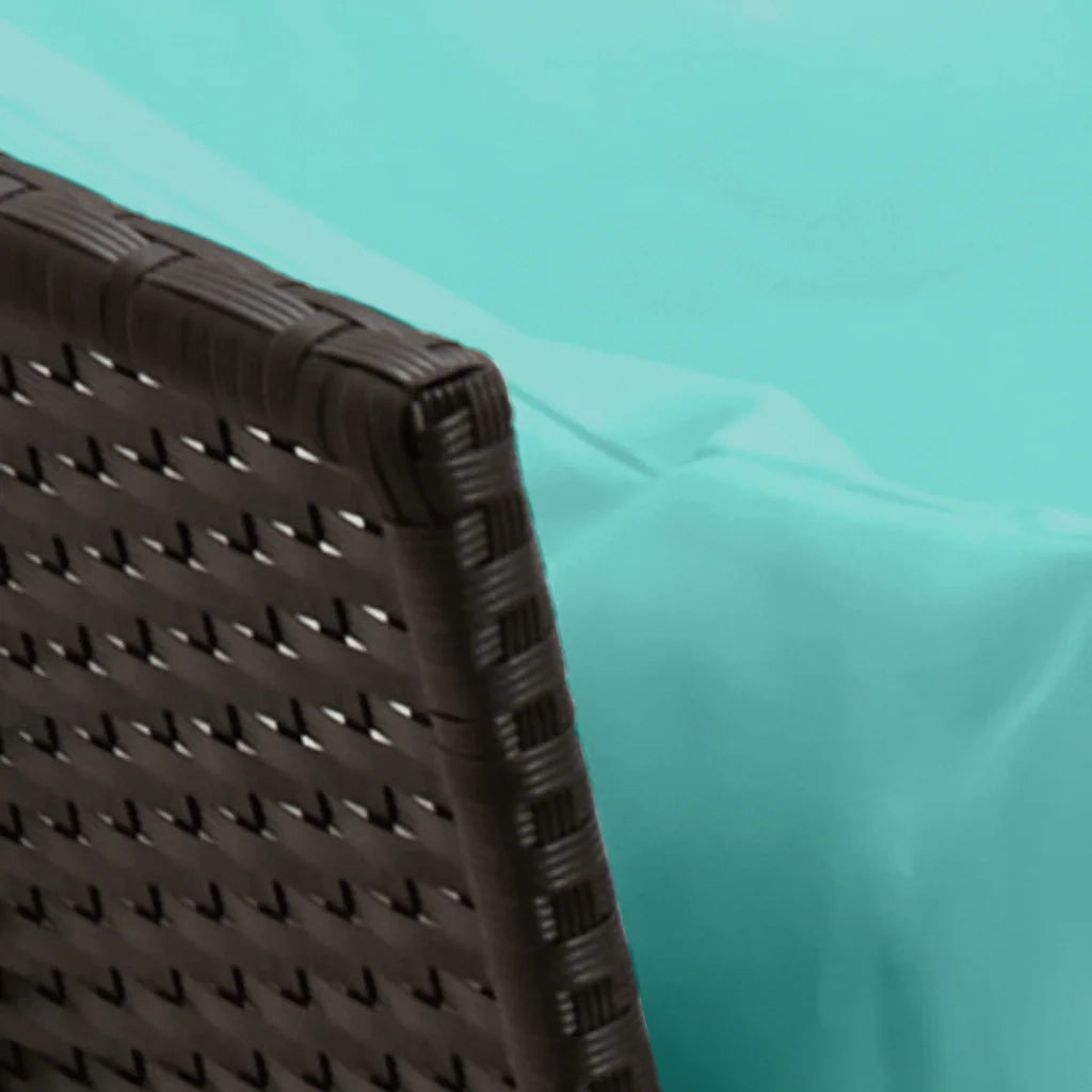 Divano da Giardino con Cuscini in Polyrattan Nero 4104130