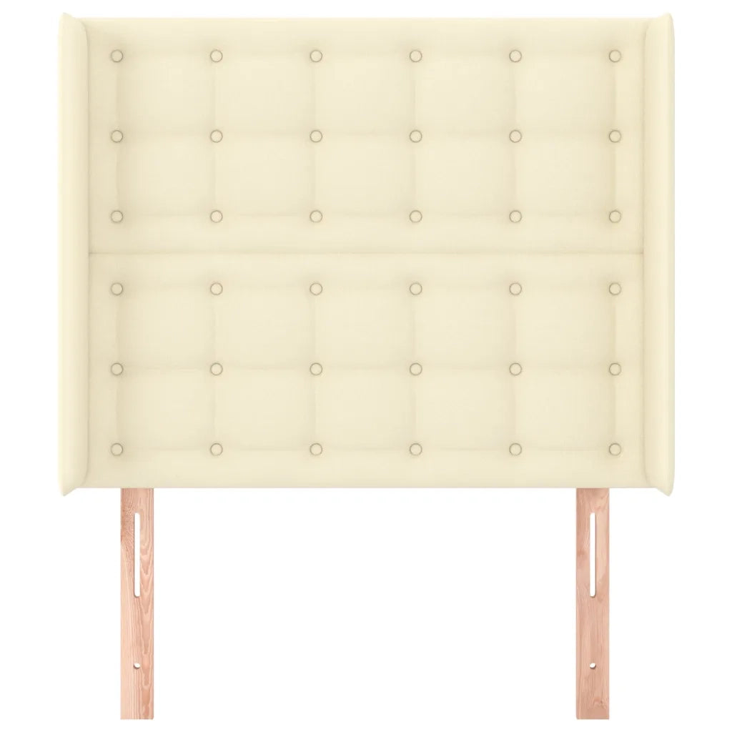 Testiera ad Orecchio Crema 103x16x118/128 cm in Similpelle cod mxl 51698