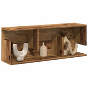 vidaXL Mobile a Parete 80x20x30 cm Legno Antico in Legno Multistrato