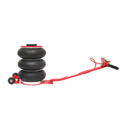 Cric pneumatico professionale 145–400 mm con cuscino ad aria pressione di esercizio 8-12Bar. Carico massimo 5T Breckner Germany