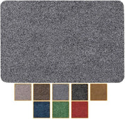 Mat di ingresso waschabile impermeabile robusto per cucina soggiorno camera da letto dimensioni 40 x 60 cm grigio