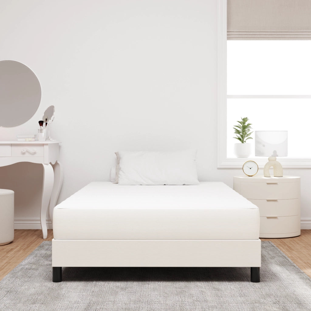 Materasso a molle pocket  crema medio 120x190x20 cm in tessuto