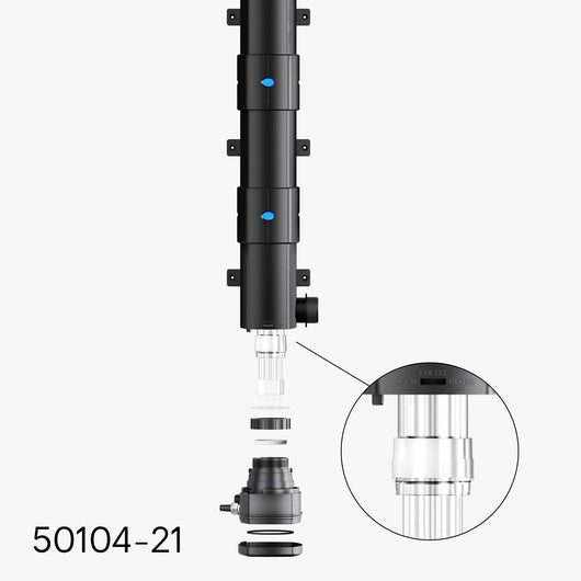 Ricambio per chiarificatore per laghetti CUV-272C Boccola in vetro di quarzo C