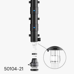 Ricambio per chiarificatore per laghetti CUV-272C Boccola in vetro di quarzo C