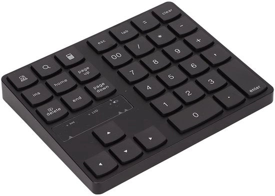 Tastiera Numerica Ergonomica - Compacta e Stilizzata - Tastiera per Giocatori - Adatta per Laptop e Desktop - 35 Tasti