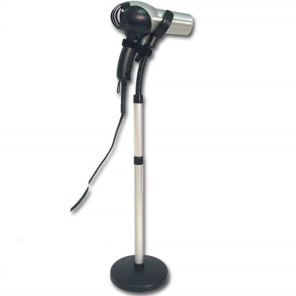 Trade Shop - Porta Phon Asciugacapelli Da Terra 100 Cm Con Solida Base Per Parrucchiere -
