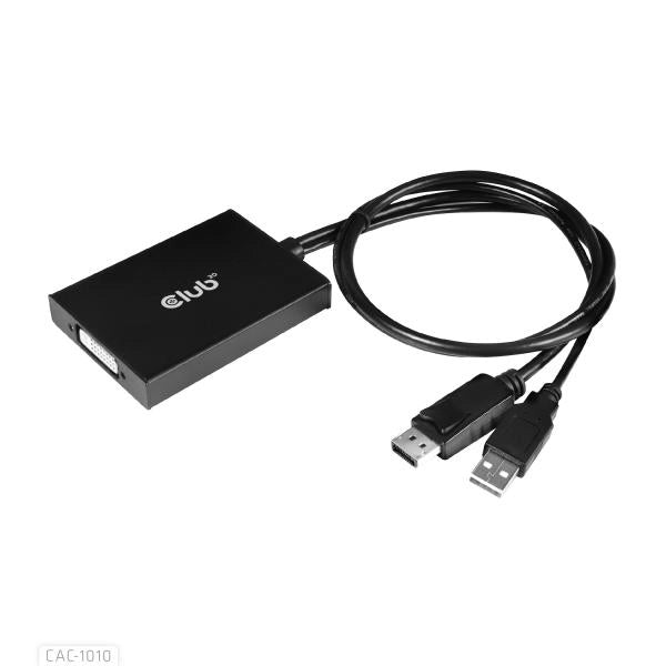CLUB3D DISPLAYPORT TO DUAL LINK DVI-I DUAL LINK ACTIVE ADAPTER MAX RES 4K30HZ