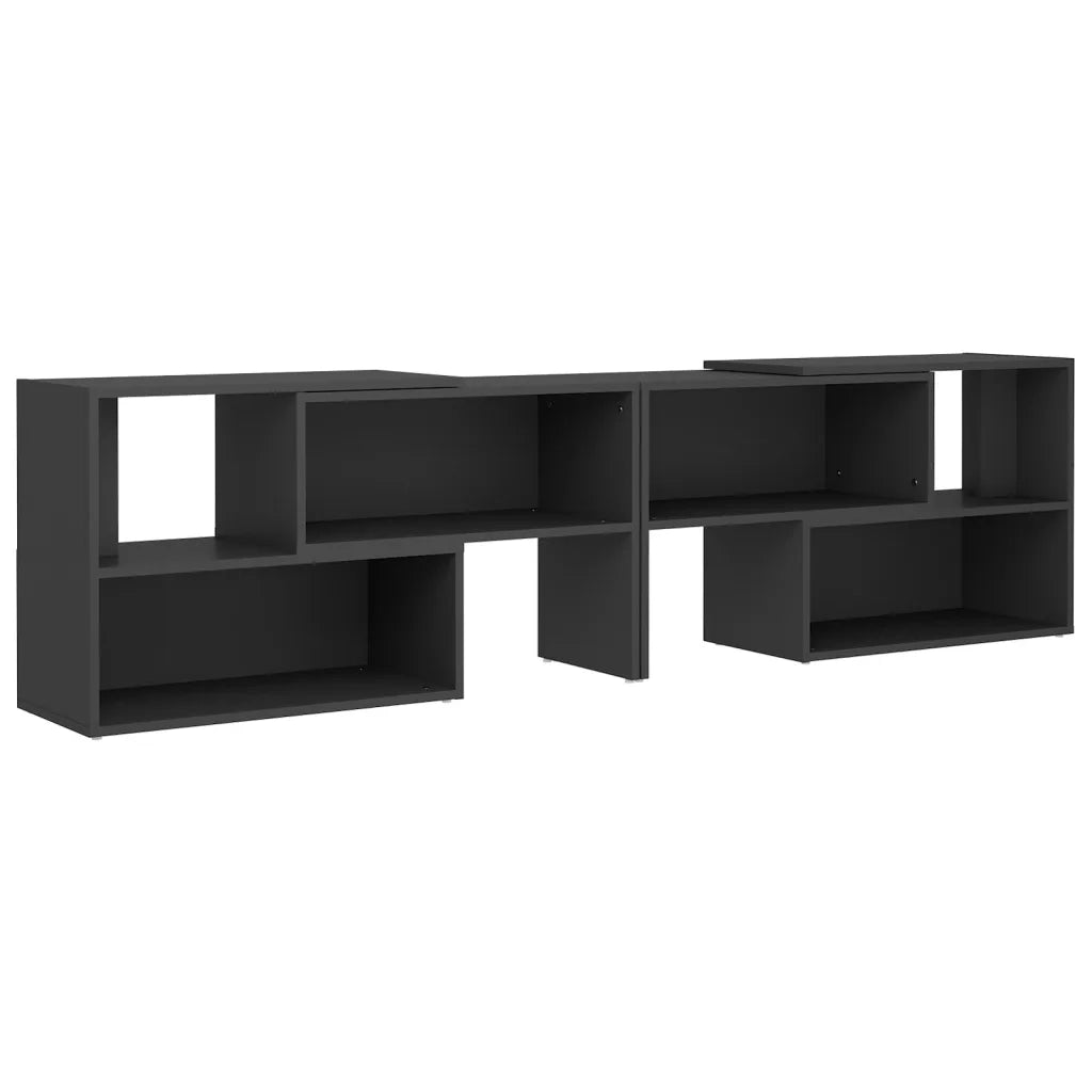 Mobile Porta TV Grigio 149x30x52 cm in Legno Multistrato 808361