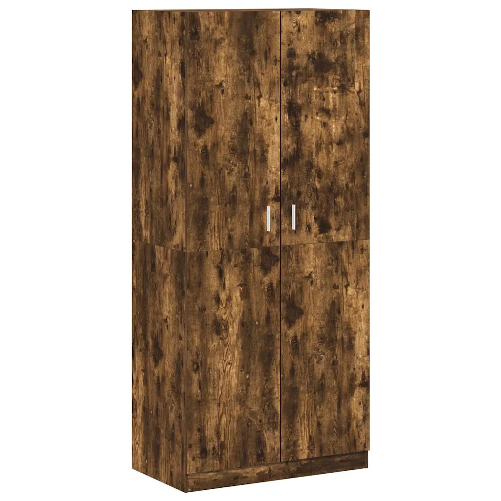 Armadio Rovere Fumo 90x52x200 cm in Legno Multistrato CFW8415727